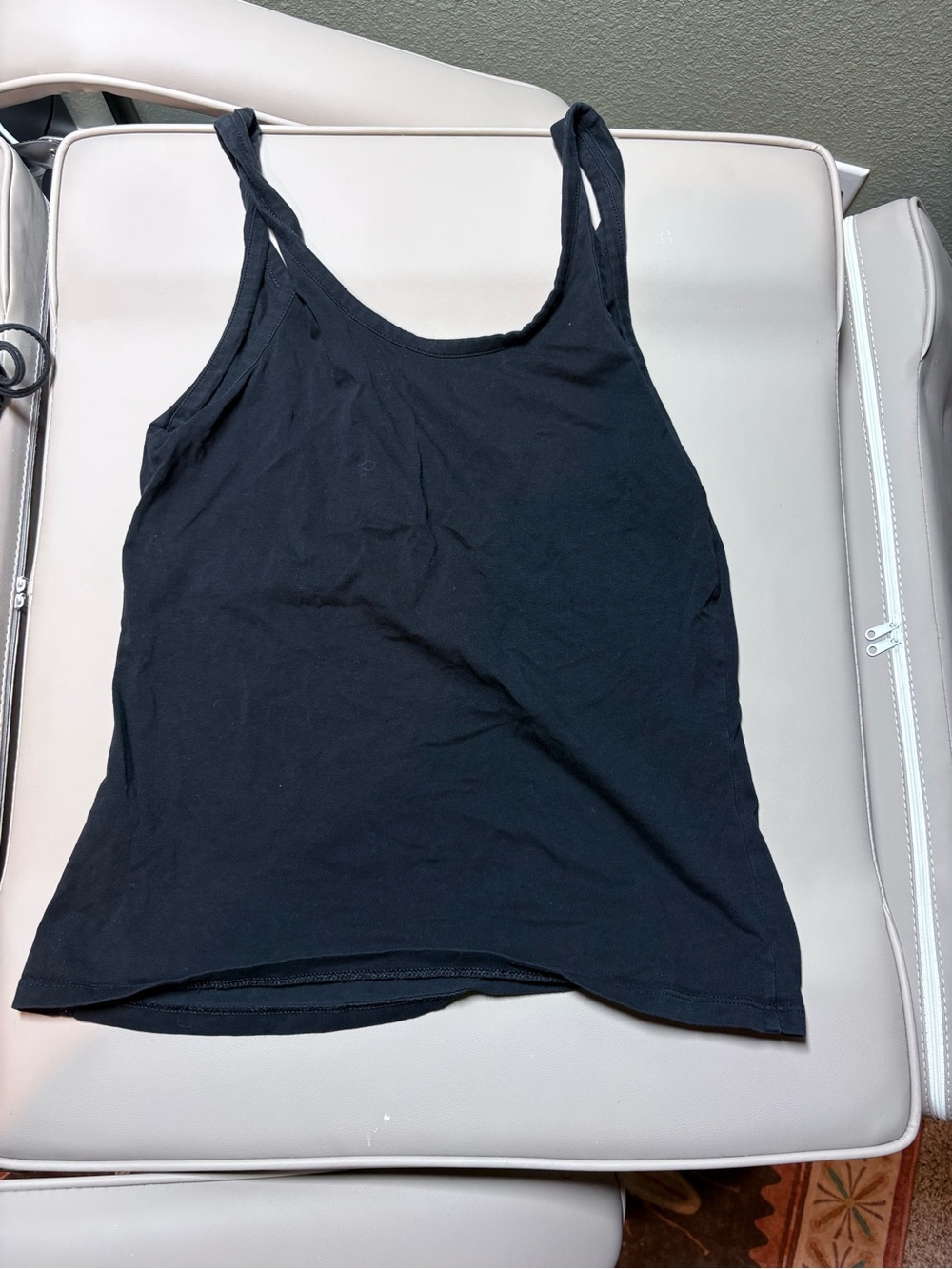 Old Navy Black Scoop Neck Tank Top